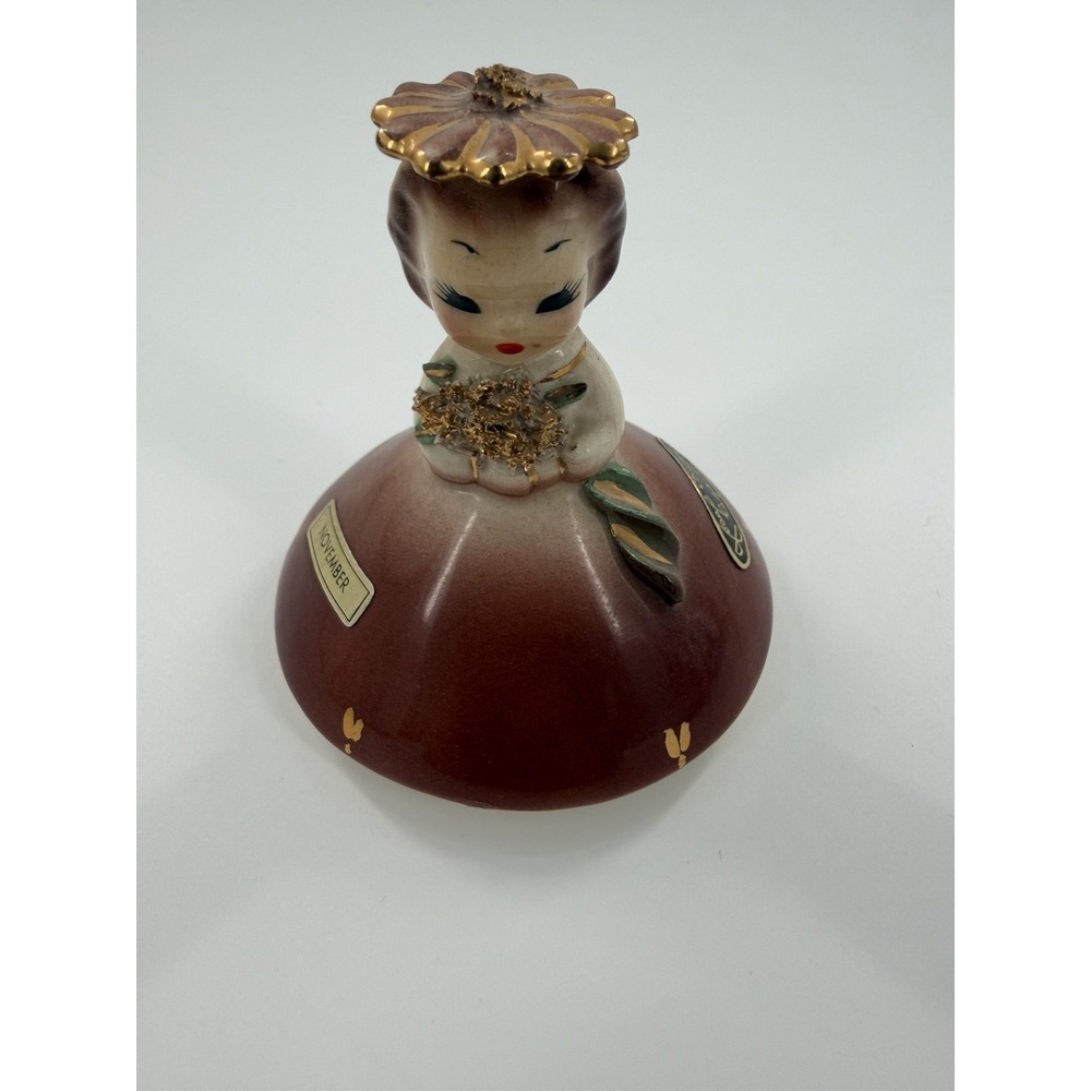 Vintage 1950s Josef Originals November Birthday Girl California Figurine